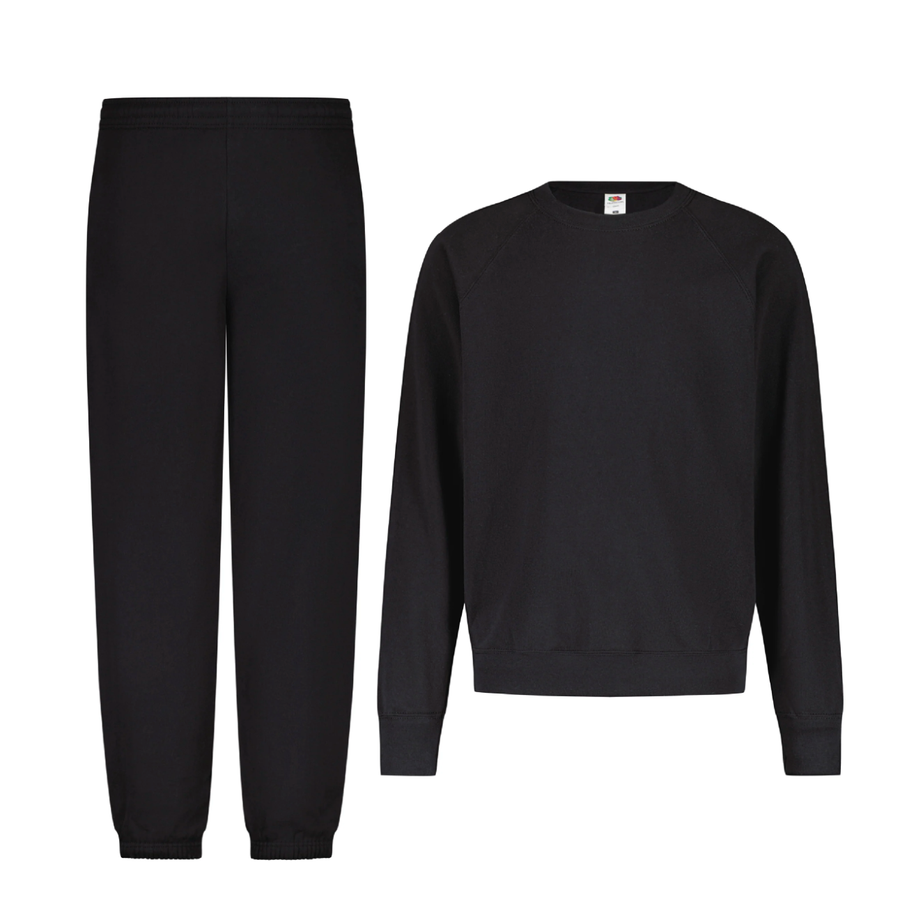 JOGGINGHOSE + CREWNECK SET SCHWARZ