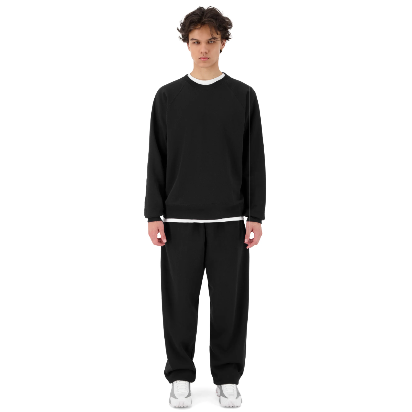 JOGGINGHOSE + CREWNECK SET SCHWARZ