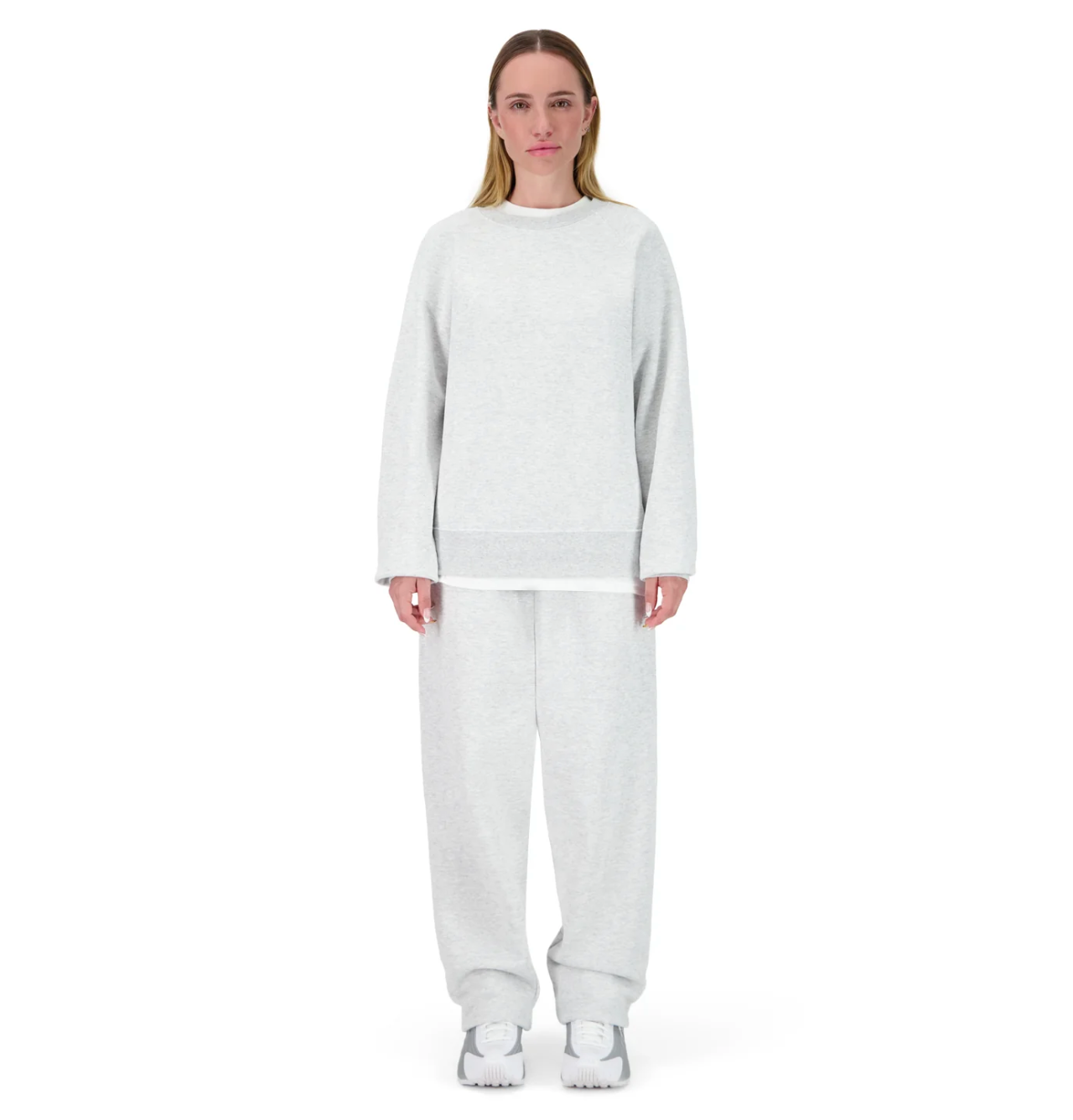 JOGGINGHOSE + CREWNECK SET GRAU